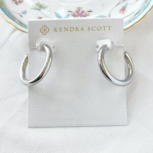 Kendra Scott. Colette Silver Hoop Earrings
